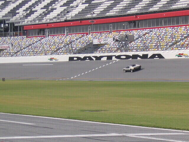 5481 stretching her legs on the Rolex course Daytona.