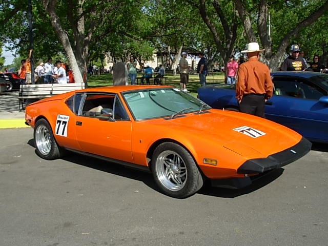 Steve Hawkins' '72 Pantera at the Car Show.  Target Speed 110 MPH