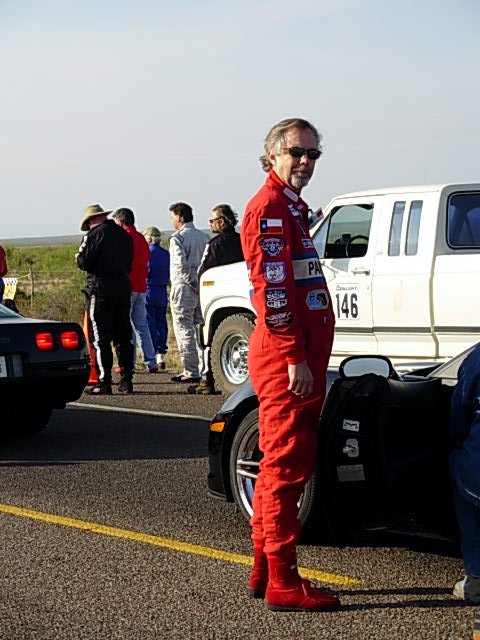 Michael Frazier at the Starting Grid