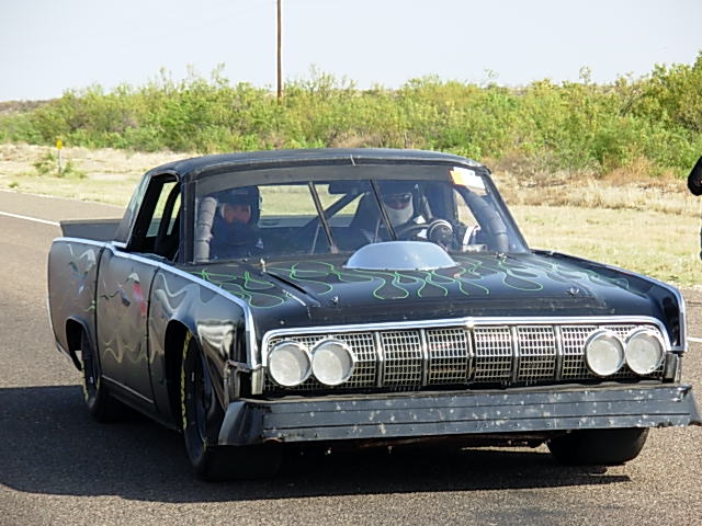 The Monster Garage '64 Continential on the Starting Grid