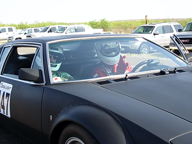 Michael Frazier and Jim Cooper on the Starting Grid close up