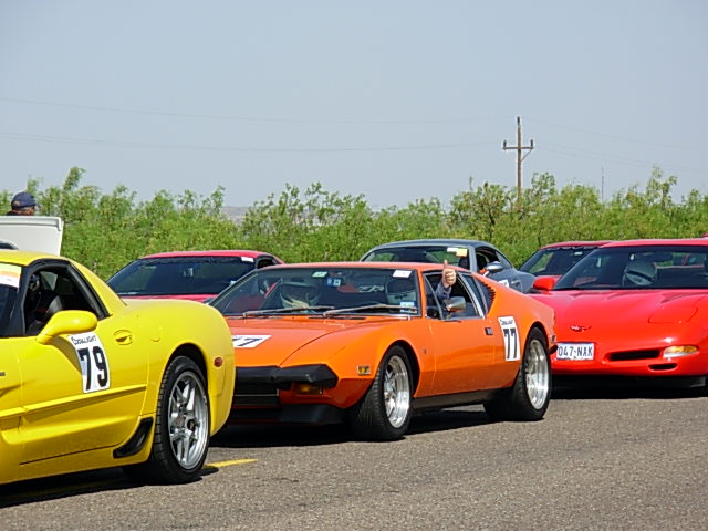 Steve and Clifford Hawkins on the Starting Grid, Thumbs Up!