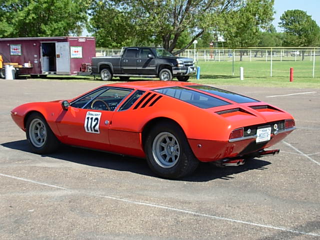 In the parking lot in Fort Stockton for the Driver's meeting