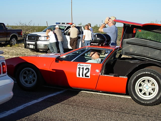 Michael checking out the Mangusta