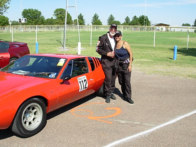 We did it!  The first Mangusta to finish an Open Road Race!