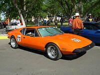 Steve Hawkins' '72 Pantera at the Car Show.  Target Speed 110 MPH