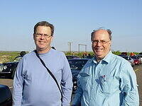 Steve (L) and Clifford (R) Hawkins on the Starting Grid