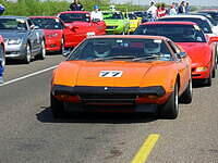 Steve and Clifford Hawkins on the Starting Grid from the front