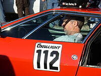 Michael checking out the Mangusta, close up